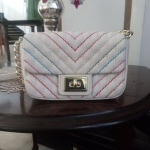 Karl Lagerfeld Multicolor Quilted Crossbody Bag
